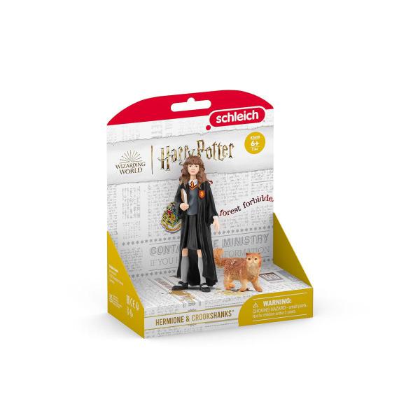 SCHLEICH - Hermione e Grattastinchi - 42635 - Gamma Harry Potter - Disponibile in 3-4 giorni lavorativi