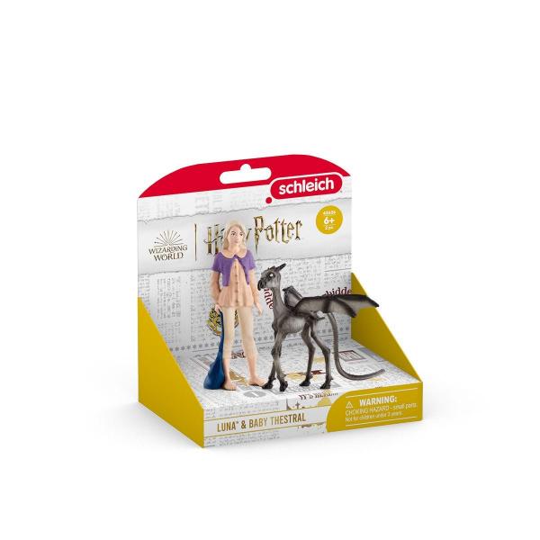 Personaggi d'Azione Schleich Luna Lovegood & Baby Thestral Moderno - Disponibile in 3-4 giorni lavorativi