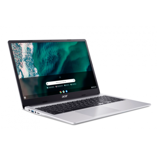 Acer Chromebook CB315-4H-C6SD N4500 39,6 cm (15.6") Full HD 8 GB LPDDR4x-SDRAM 64 GB Flash Wi-Fi 6 (802.11ax) ChromeOS Argento - Disponibile in 6-7 giorni lavorativi