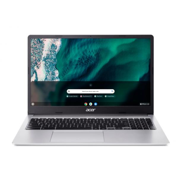 Acer Chromebook CB315-4H-C6SD N4500 39,6 cm (15.6") Full HD 8 GB LPDDR4x-SDRAM 64 GB Flash Wi-Fi 6 (802.11ax) ChromeOS Argento - Disponibile in 6-7 giorni lavorativi