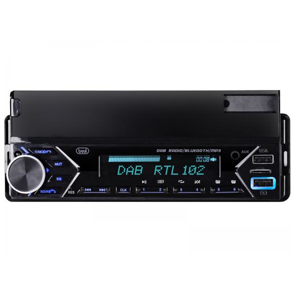 Trevi SCD 5753 Autoradio Dab Bluetooth Usb 160W Nero - Disponibile in 3-4 giorni lavorativi