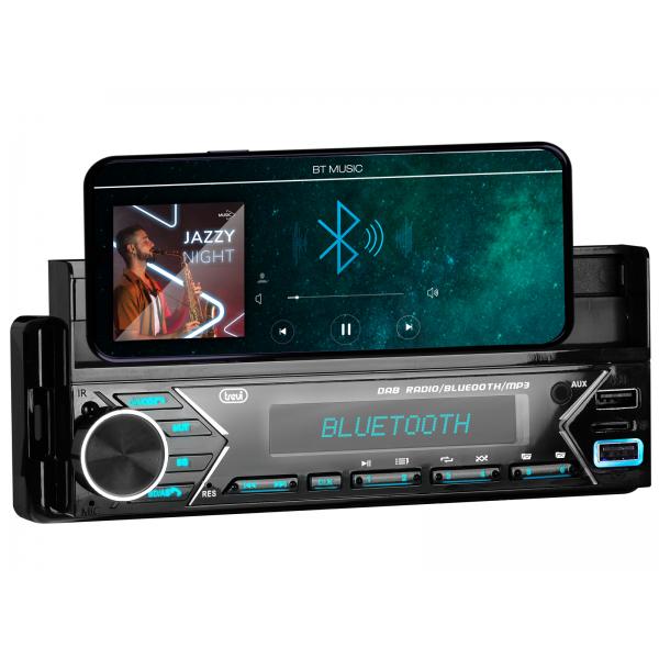 Trevi SCD 5753 Autoradio Dab Bluetooth Usb 160W Nero - Disponibile in 3-4 giorni lavorativi