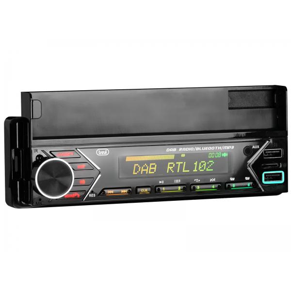 Trevi SCD 5753 Autoradio Dab Bluetooth Usb 160W Nero - Disponibile in 3-4 giorni lavorativi