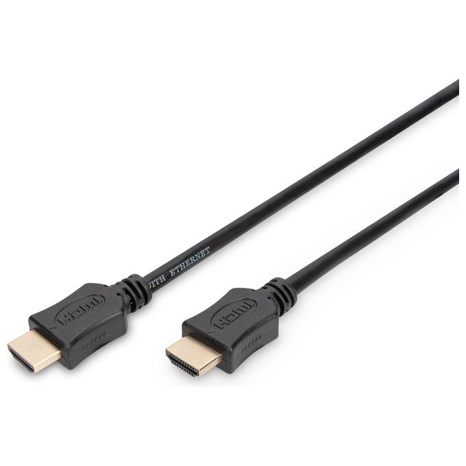 Digitus Cavo Di Collegamento Hdmi 3d Con Ethernet Connettori Placcati Oro Mt. 3 - Disponibile in 3-4 giorni lavorativi