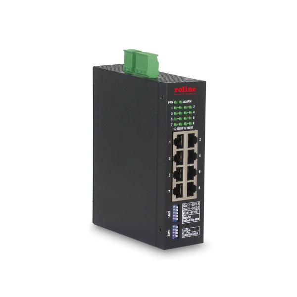 ROLINE 21.13.1136 switch di rete Gestito L2 Gigabit Ethernet (10/100/1000) Nero - Disponibile in 6-7 giorni lavorativi