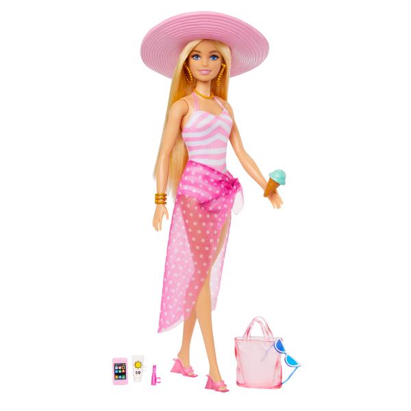 Barbie - Barbie Beach Day Barbie (CP4) - 21a - bambola - 3 anni e + - Disponibile in 3-4 giorni lavorativi