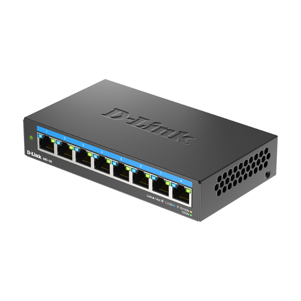 D-LINK SWITCH MULTI-GIGABIT DESKTOP A 8 PORTE DA 2.5 G - Disponibile in 3-4 giorni lavorativi