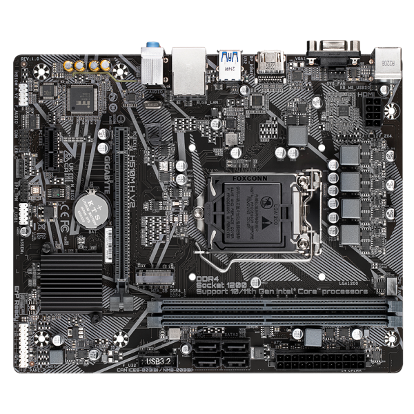 Scheda Madre Gigabyte H510M H V2 Intel Intel H510 LGA1200 LGA 1200 - Disponibile in 3-4 giorni lavorativi