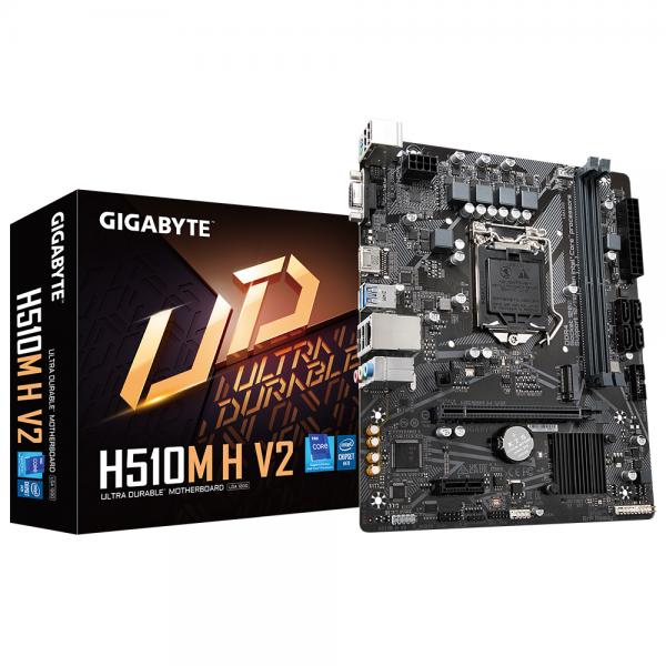 Scheda Madre Gigabyte H510M H V2 Intel Intel H510 LGA1200 LGA 1200 - Disponibile in 3-4 giorni lavorativi