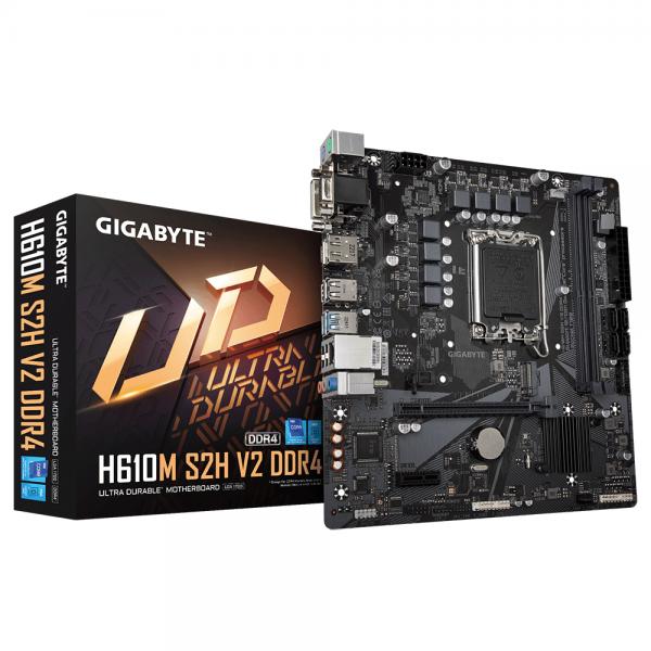 Gigabyte GA-H610M S2H DDR4 V2 Scheda Madre Socket Intel LGA 1700 - Disponibile in 2-4 giorni lavorativi