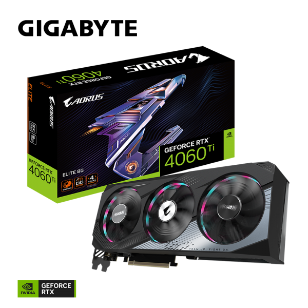 Gigabyte AORUS GeForce RTX 4060 Ti ELITE 8G NVIDIA 8 GB GDDR6 - Disponibile in 6-7 giorni lavorativi