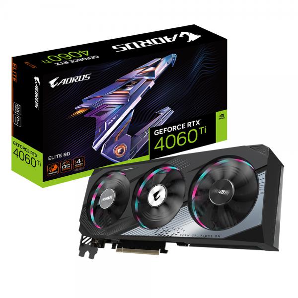 Gigabyte AORUS GeForce RTX 4060 Ti ELITE 8G NVIDIA 8 GB GDDR6 - Disponibile in 6-7 giorni lavorativi