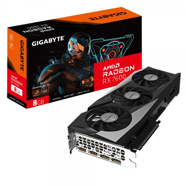 Gigabyte Radeon RX 7600 GAMING OC 8G AMD 8 GB GDDR6 - Disponibile in 6-7 giorni lavorativi