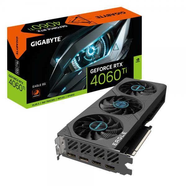 Scheda Grafica Gigabyte GV-N406TEAGLE-8GD Geforce RTX 4060 Ti GDDR6 - Disponibile in 3-4 giorni lavorativi