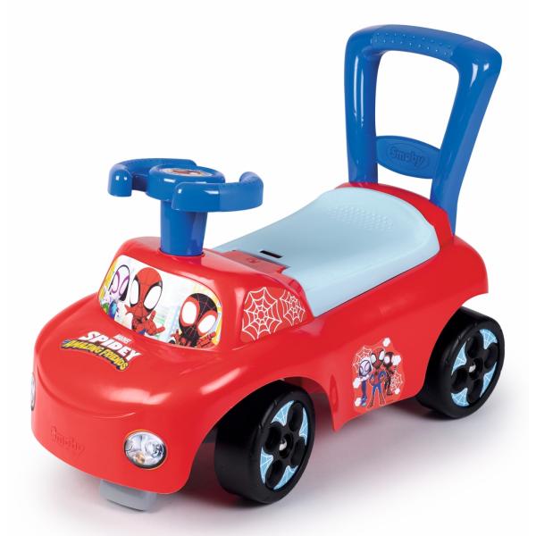 Smoby - Carrier Auto Spydey - Funzione Trotteur - Direzione Wheeering - Disponibile in 3-4 giorni lavorativi