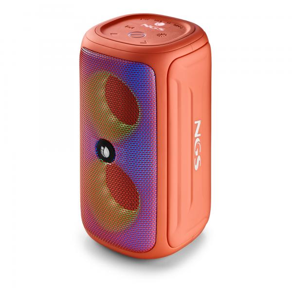 NGS Speaker Roller Beast IPX5 USB/TF/AUX-IN/BT 32W Arancione - Disponibile in 2-3 giorni lavorativi