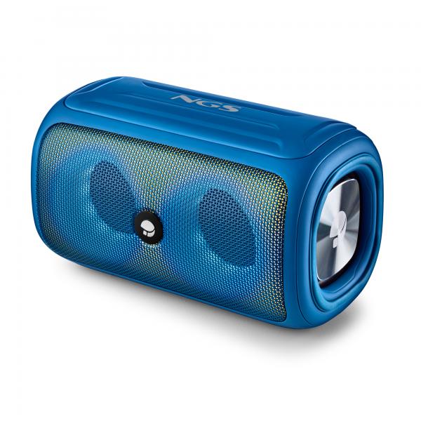 NGS Speaker Roller Beast IPX5 USB/TF/AUX-IN/BT 32W Blu - Disponibile in 2-3 giorni lavorativi