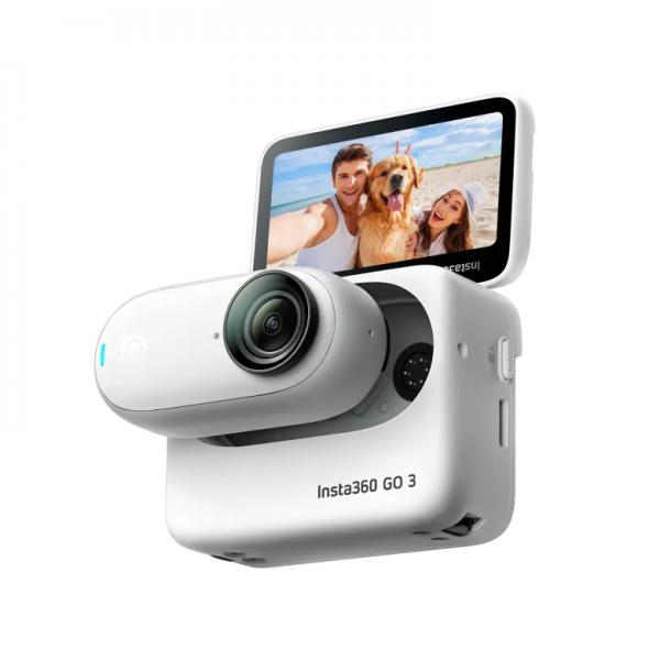 Fotocamera Sportiva Insta360 GO 3 Bianco Nero - Disponibile in 3-4 giorni lavorativi