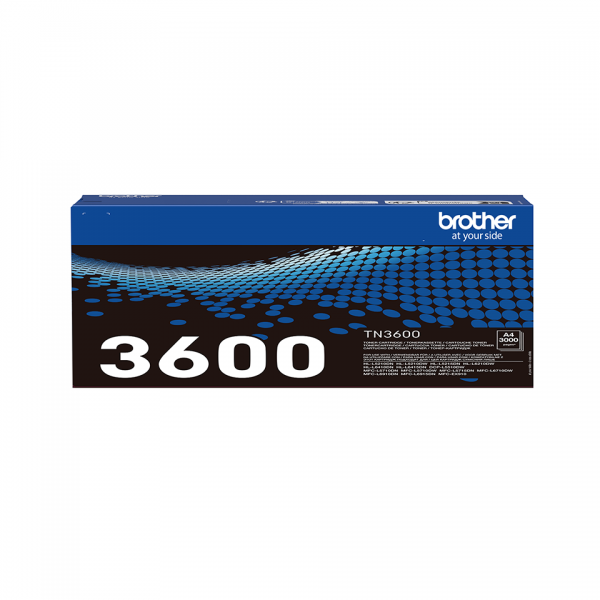 TONER BROTHER TN-3600 Nero 3.000PP X HL-L5210DN HL-L5210DW HL-L6210DW DCP-L5510DW MFC-L5710DN MFC-L5710DW MFC-L6710DW - Disponibile in 3-4 giorni lavorativi