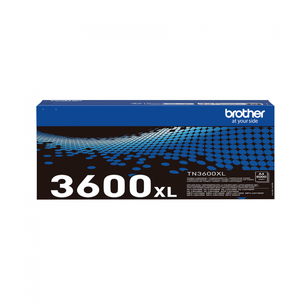 TONER BROTHER TN-3600XL Nero 6.000PP X HL-L5210DN HL-L5210DW HL-L6210DW DCP-L5510DW MFC-L5710DN MFC-L5710DW MFC-L6710DW - Disponibile in 3-4 giorni lavorativi