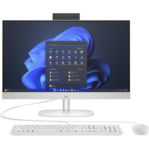 ALL IN ONE HP ProOne 240 G10 884Q1EA Bianco 23.8" i5-1335U 8GB SSD256GB Tastiera Mouse W11P**Garanzia 3 anni ON SITE NBD** - Disponibile in 3-4 giorni lavorativi