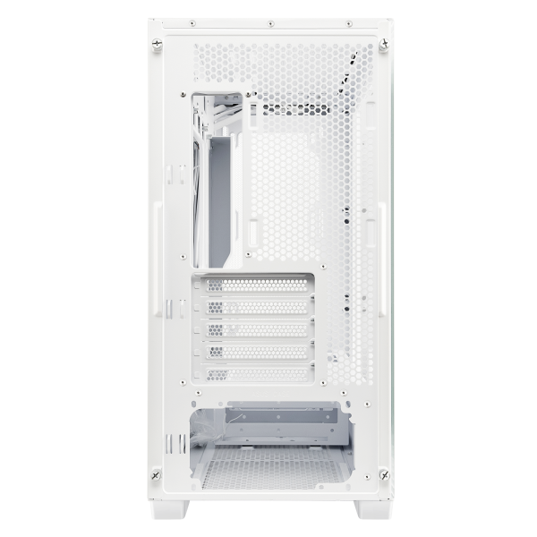 CASE M.TOWER ASUS GAMING A21 USB3.0, PANNELLO NASCONDI CAVI (COMP. CON MB BTF), SIDE PANNEL TRASP - BIANCO - Disponibile in 3-4 giorni lavorativi