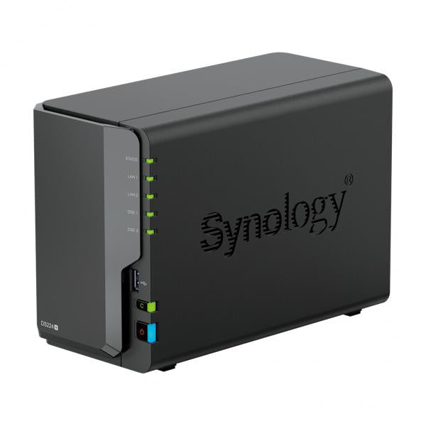 Memorizzazione in Rete NAS Synology DS224+ Nero Intel Celeron J4125 - Disponibile in 3-4 giorni lavorativi