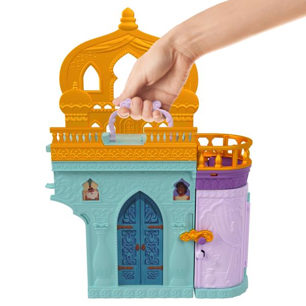 Principesse Disney - Scatola del castello di Jasmine - Figura - 3 anni e più MATTEL - HLW93 - Disponibile in 3-4 giorni lavorativi