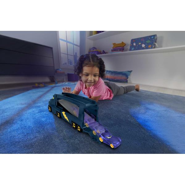 Fisher-Price-Batwheels DC-Bat-truck con rampa HMX07 - Disponibile in 3-4 giorni lavorativi