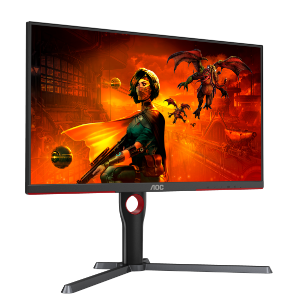 Monitor Gaming Nuovo AOC MONITOR 27 LED IPS 16:9 1MS 400CDM PIVOT HDMI/DP - Disponibile in 3-4 giorni lavorativi