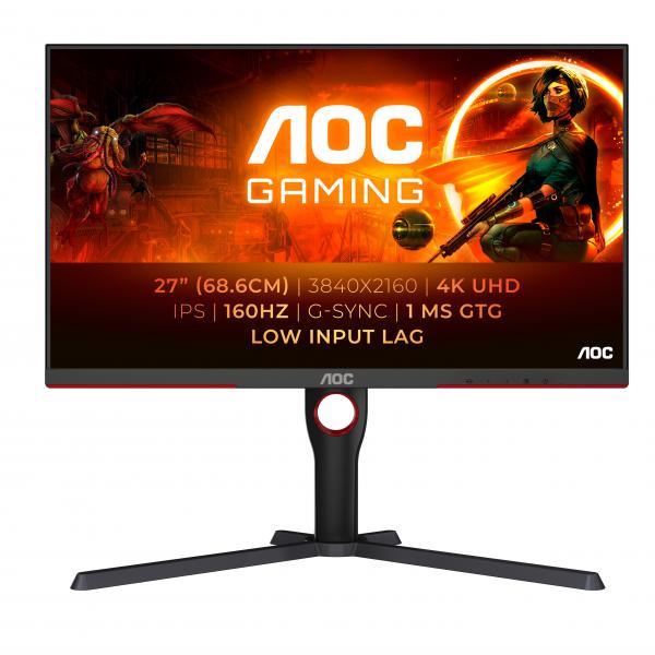 Monitor Gaming Nuovo AOC MONITOR 27 LED IPS 16:9 1MS 400CDM PIVOT HDMI/DP - Disponibile in 3-4 giorni lavorativi