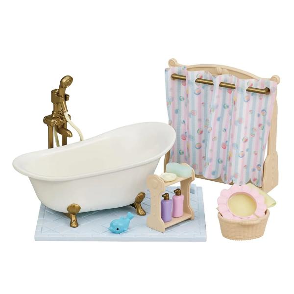 Il set vasca e doccia - SYLVANIAN FAMILIES - 5739 - Set da bagno con accessori - Disponibile in 3-4 giorni lavorativi