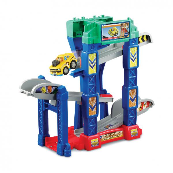 Vtech - Tut Tut Bolides Series Pro - Multi Cascades Jump & Go 4 in 1 (+ Jad, Super Cascades) - Disponibile in 3-4 giorni lavorativi