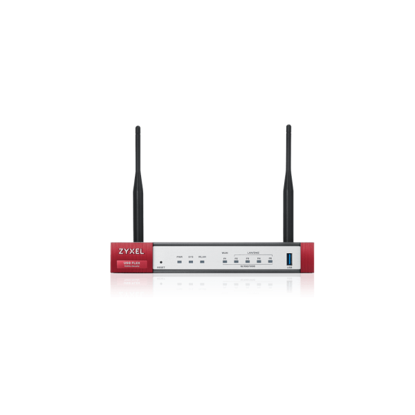 FIREWALL ZXYEL USGFlex Security Gateway 100 VPN: 40 IPSec/L2TP, 30 SSL 1xWAN, 3xLAN, 1xOPT 1xUSB WiFi AX 1800Mbps fino a 15 uten - Disponibile in 3-4 giorni lavorativi