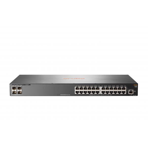 HPE Aruba 2930F 24G 4SFP+ Gestito L3 Gigabit Ethernet (10/100/1000) 1U - Disponibile in 6-7 giorni lavorativi