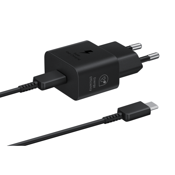 Samsung Caricatore 25W EP-T2510XBE FC USB-C +Cavo1m Black - Disponibile in 2-3 giorni lavorativi Samsung