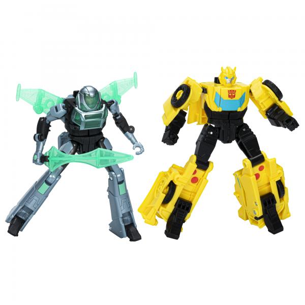 Cyber-Combiner Bumblebee e Mo Malto Action Figures, Giocattoli interattivi per ragazze e ragazzi, Transformers EarthSpark, dai 6 anni - Disponibile in 3-4 giorni lavorativi