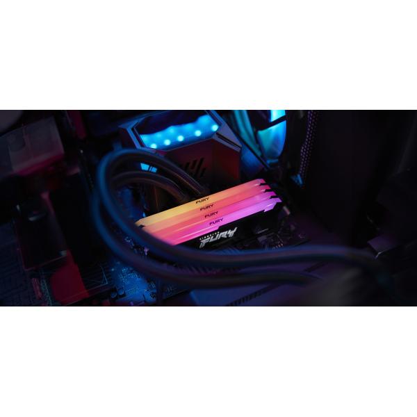 DDR4 KINGSTON 32Gb 3200Mhz - FURY BEAST CL16 - RGB - KF432C16BB2A/32 - Disponibile in 3-4 giorni lavorativi