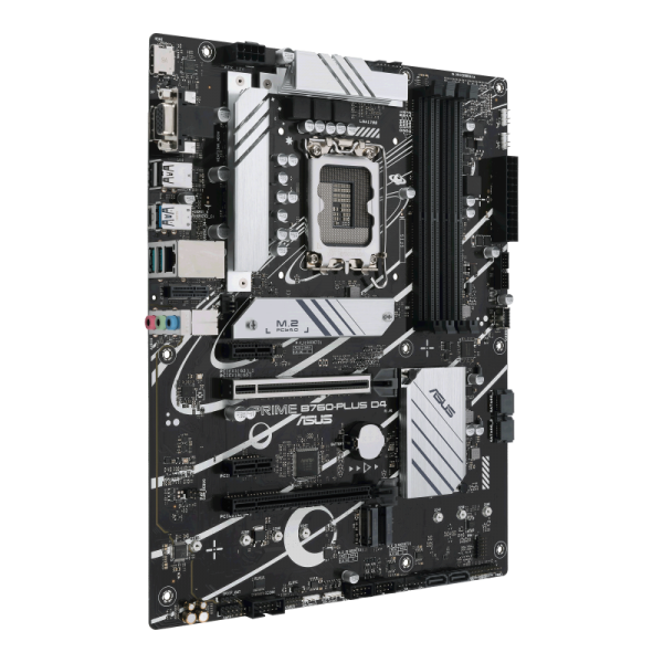 MB ASUS PRIME B760-PLUS D4 LGA1700 (RAPTOR LAKE) 4DDR4 VGA+HDMI+DP 3*M2 ATX - Disponibile in 3-4 giorni lavorativi