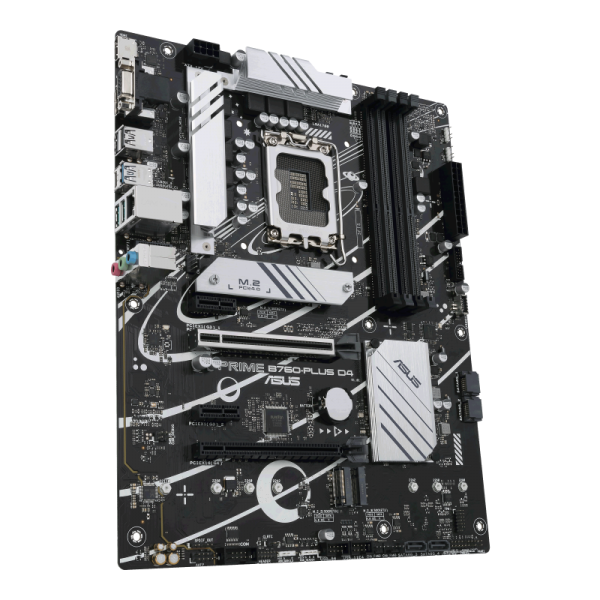 MB ASUS PRIME B760-PLUS D4 LGA1700 (RAPTOR LAKE) 4DDR4 VGA+HDMI+DP 3*M2 ATX - Disponibile in 3-4 giorni lavorativi