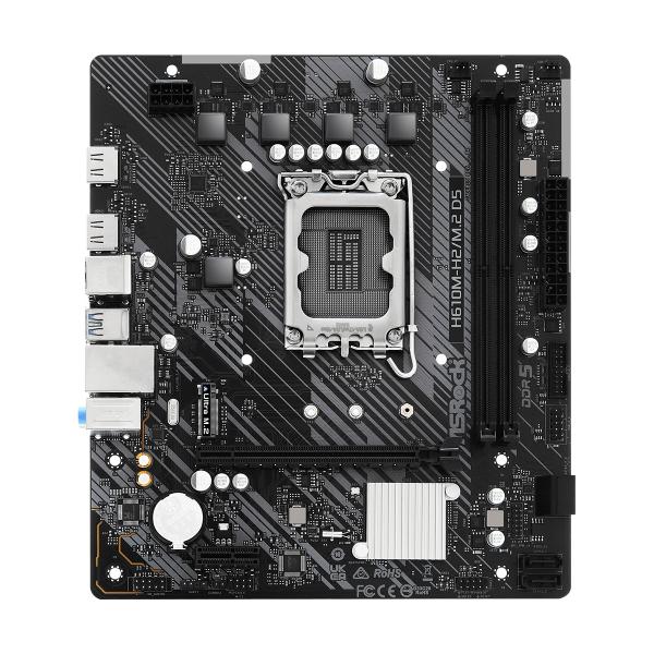 Scheda Madre ASRock H610M-H2/M.2 D5 LGA 1700 INTEL H610 - Disponibile in 3-4 giorni lavorativi