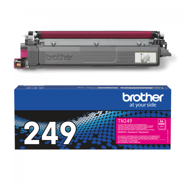 TONER BROTHER TN-249M Magenta 4.000PP x HL-L8230CDW MFC-L8340CDW HL-L8240CDW MFC-L8390CDW - Disponibile in 3-4 giorni lavorativi