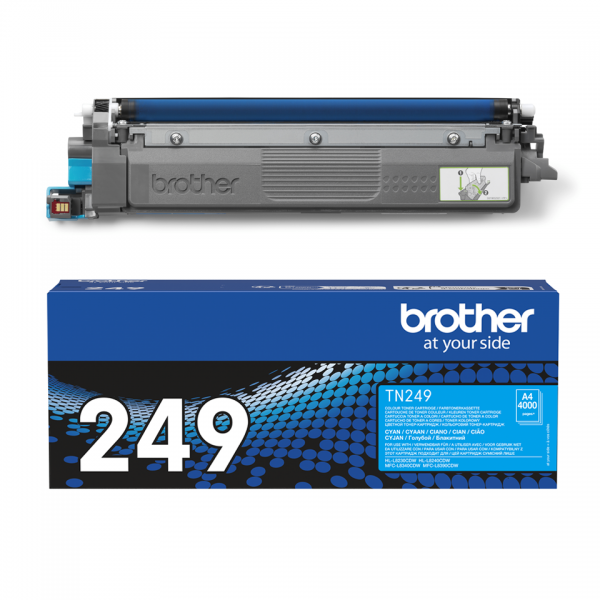 TONER BROTHER TN-249C Ciano 4.000PP x HL-L8230CDW MFC-L8340CDW HL-L8240CDW MFC-L8390CDW - Disponibile in 3-4 giorni lavorativi