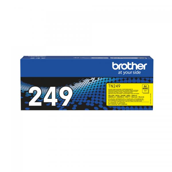 TONER BROTHER TN-249Y Giallo 4.000PP x HL-L8230CDW MFC-L8340CDW HL-L8240CDW MFC-L8390CDW - Disponibile in 3-4 giorni lavorativi