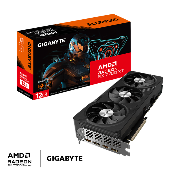 Gigabyte GAMING Radeon RX 7700 XT OC 12G AMD 12 GB GDDR6 - Disponibile in 6-7 giorni lavorativi