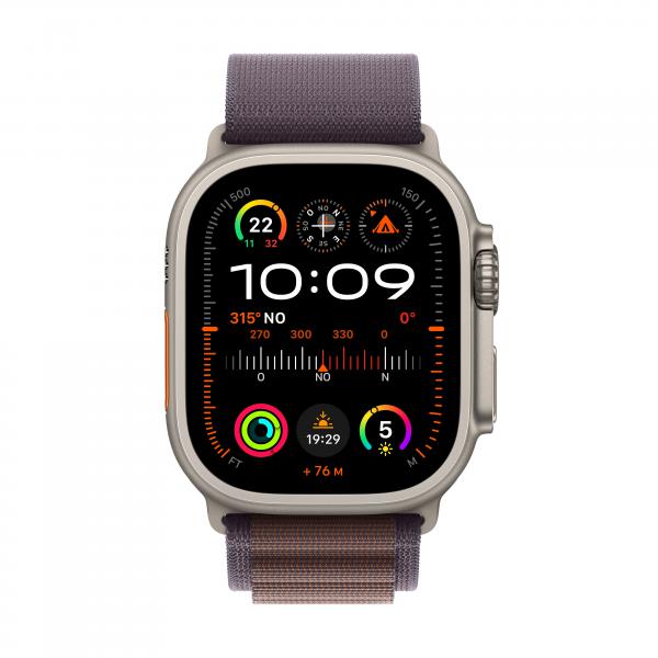Apple Watch Ultra2 Cell 49mm Titanium Alpine Loop Indigo S ITA MRER3TY/A - Disponibile in 2-3 giorni lavorativi Apple