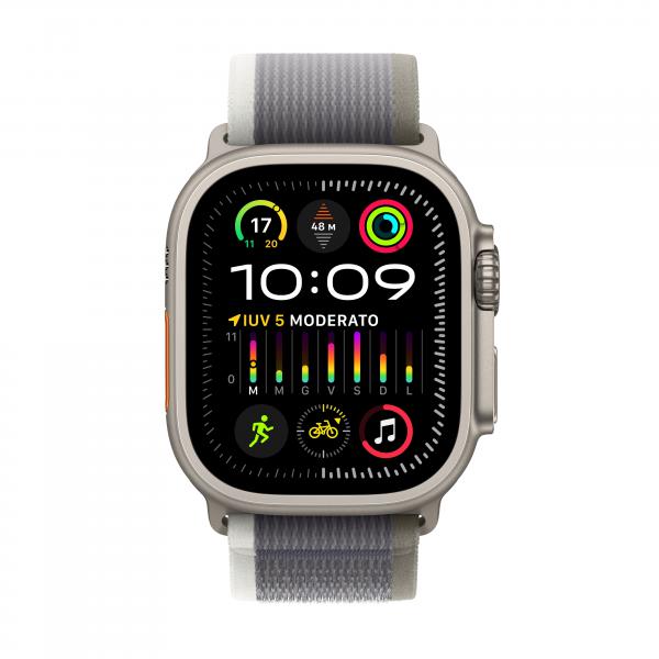 Apple Watch Ultra 2 OLED 49 mm Digitale 410 x 502 Pixel Touch screen 4G Titanio GPS (satellitare) - Disponibile in 6-7 giorni lavorativi