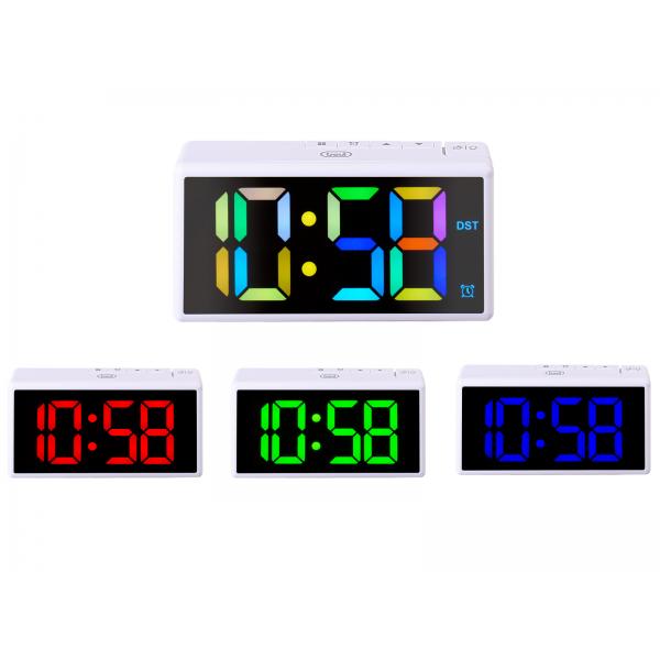 Trevi EC 886 Orologio Sveglia Digitale con Grande Display LED Multicolor - Disponibile in 3-4 giorni lavorativi