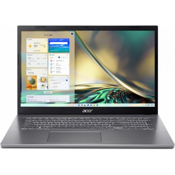 Acer Aspire 5 A517-53-77D0 Intel Core i7 i7-12650H Computer portatile 43,9 cm (17.3") Full HD 16 GB DDR4-SDRAM 1 TB SSD Wi-Fi 6 (802.11ax) Windows 11 Pro Grigio - Disponibile in 6-7 giorni lavorativi