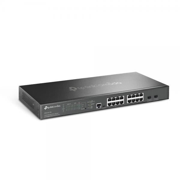 TP-Link Omada SG3218XP-M2 switch di rete Gestito L2+ 2.5G Ethernet (100/1000/2500) Supporto Power over Ethernet (PoE) 1U Nero - Disponibile in 6-7 giorni lavorativi